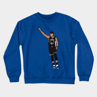 Steph Curry Celebration - Golden State Warriors Crewneck Sweatshirt